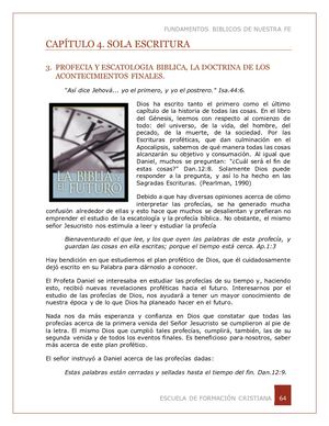 Lec 6 Plan Profético Y Escatologico De Dios