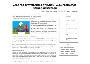 Jasa Pembuatan Yearbook Di Bojonegoro - Jasa Pembuatan Album Tahunan _ Jasa Pembuatan Yearbook Sekolah