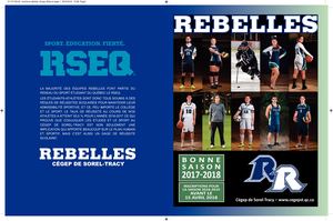 Brochure des Rebelles du Cégep de Sorel-Tracy