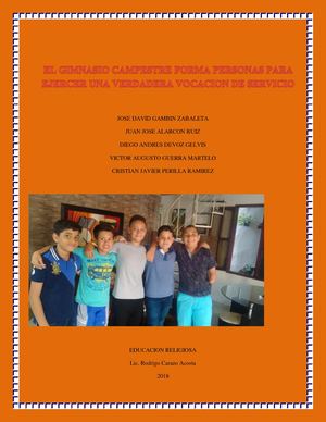 Mi Vocación Servicio Cgc 2018