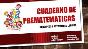 CARTILLA PRE MATEMÁTICAS