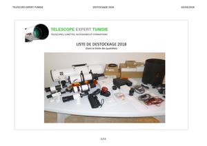 Telescope Expert Tunisie Destockage 2018