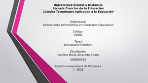 Diccionario Pictorico