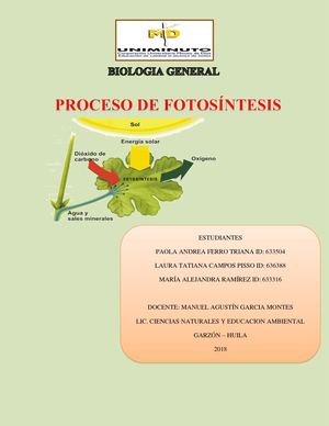 Cartilla Fotosintesis