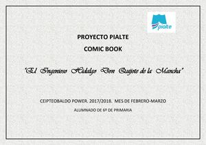 Comic Book El Ingenioso Hidalgo Don Quijote De La Mancha