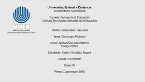 Diccionario Pictórico Evelyn González Segura Aplicaciones