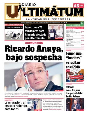 Ultimátum Chiapas, 05 Marzo 2018