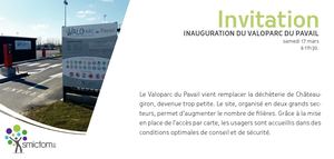 Inauguration Valoparc du Pavail