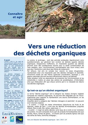 Fiche Connaitre Et Agir - Reduction Dechets Organiques V 2015 01