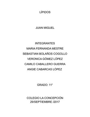 LÍPIDOS.