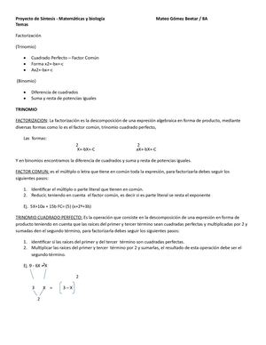 Matematicas & Biologia Mateo Gomez 8a