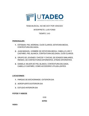 BITACORA NO ME DOY POR VENCIDO LUIS FONSI