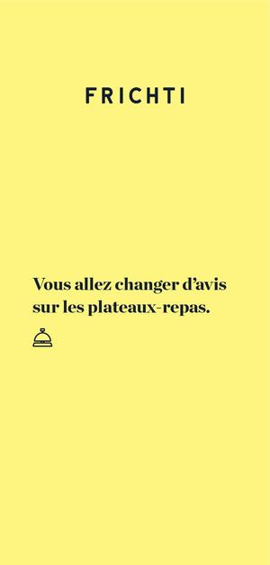 Plateaux Repas Frichti