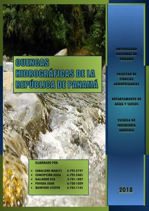 Cuencas Hidrograficas De Panama (1)
