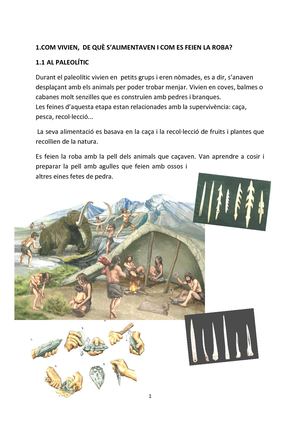 La prehistòria i l'edat antiga