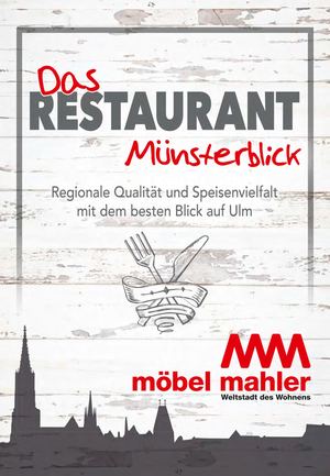 Restaurant Münsterblick Broschüre