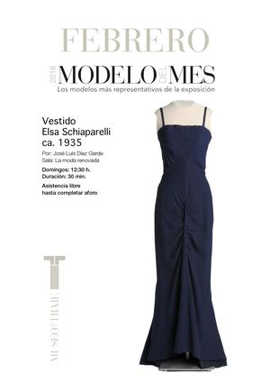 Vestido Elsa Schiaparelli ca. 1935