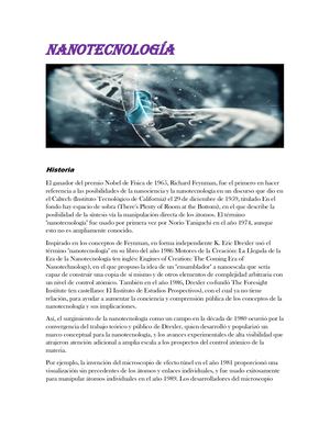 Nanotecnología