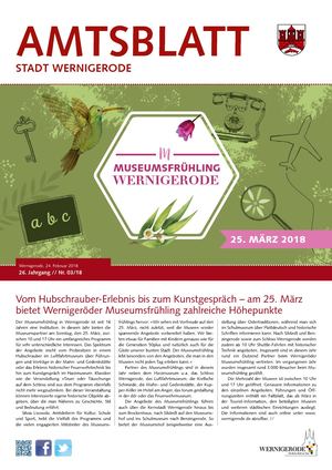 Wernigerode - Amtsblatt / Ausgabe 03/2018