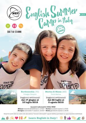 English Summer Camp 2018 - Italia
