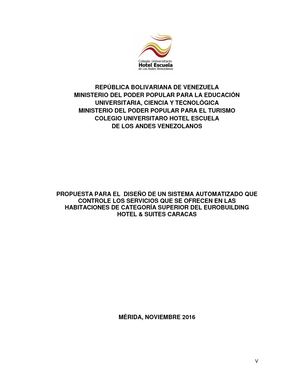 Propuesta Sistema Automatizado Hotel Eurobuilding