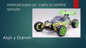 Manual Para Un Carro A Control Remoto