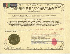 At-sik-hata Certificate