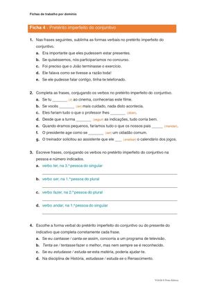 Pretérito Imperfeito Do Conjuntivo