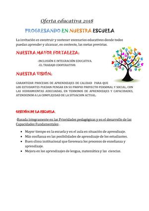 Oferta Educativa 2018