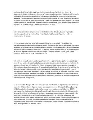 Historia del deporte colombiano