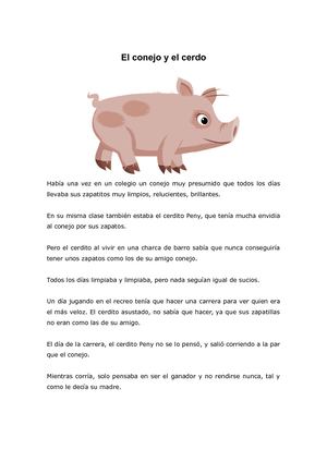 El Conejo Y El Cerdo