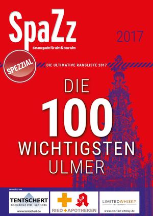 SpaZz SpeZzial: Die 100 wichtigsten Ulmer 2017