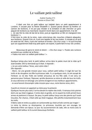 Le Vaillant Petit Tailleur[5291].