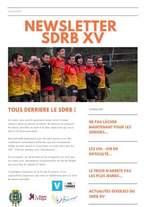 Newsletter Mars 2018