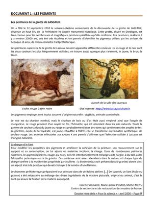 Pigments Et Colorants Documents