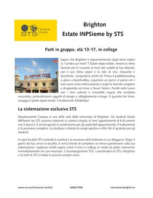 STS Vacanze Studio INPSieme Brighton College
