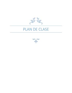 Plan De Clase De Numeros Injgles