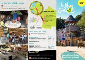 Depliant Village Gaulois Pleumeur Bodou 2018