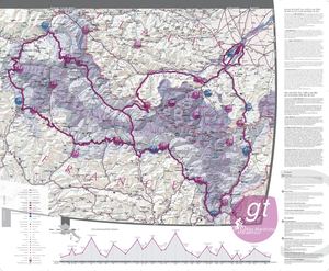 Carte Grand Tour vélo Alpi Marittime - Mercantour
