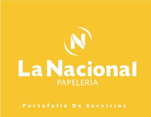 Portafolio de Servicios La Nacional Papelería