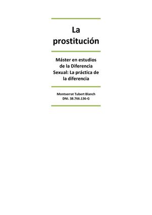 La Prostitución