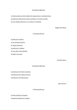 A Professora Manuela_Cais Escrita