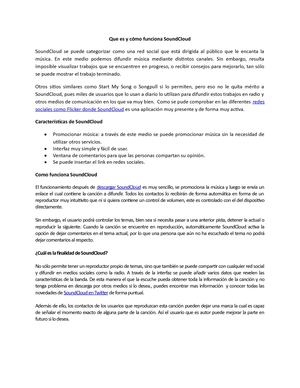 Que es y como funciona SoundCloud