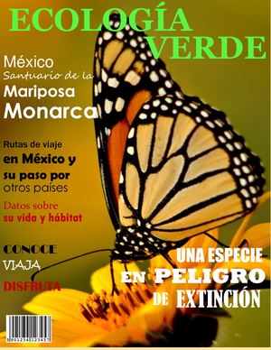 Ecología Verde Mariposa Monarca