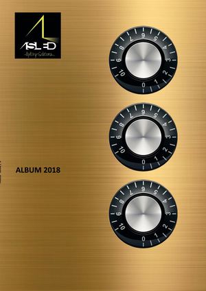 Catalogue Asled - Album 2018