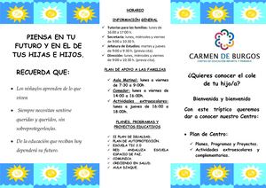 Tríptico Jornada Puertas Abiertas