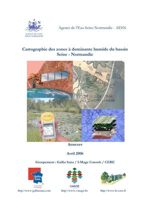 Annexes du rapport Cartographie des zones à dominante humide du bassin Seine - Normandie