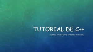 Tutorial De C++