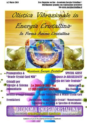 Olistica Vibrazionale In Energia Cristallina Marzo