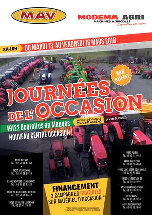 Tract Occasion Printemps 2018 Mav Modema